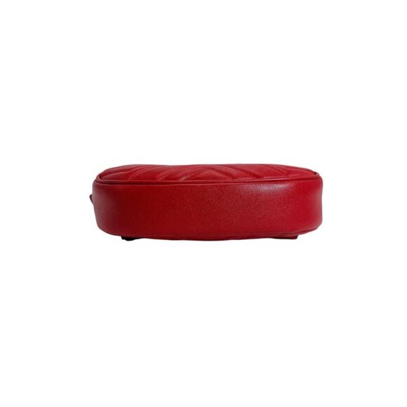 Gucci Body Bag GG Marmont Body Bag Red - Picture 4 of 15
